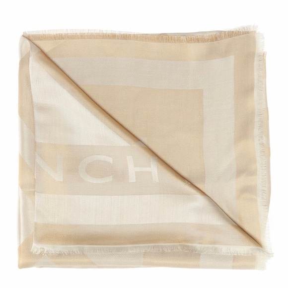 SOLD ❣️✨ Authentic BNWT Gold tone Givenchy scarf/ shawl ✨ - Picture 6 of 13